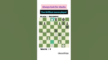 Brilliant move played by both players #chess