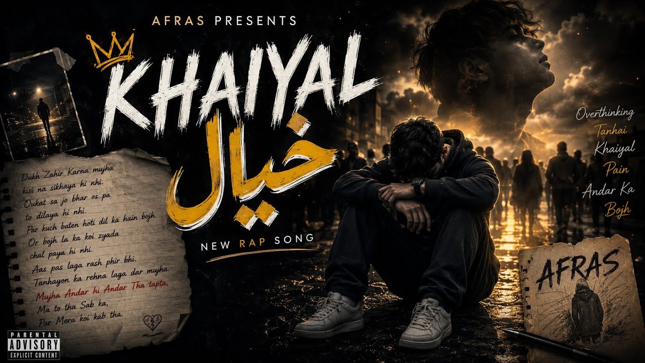 NEW RAP SONG KHAIYAL PROVIDE AND EDIT BY AFRAS SHERRY❤️