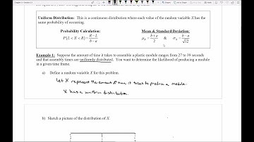 5.1 Uniform Distribution & Ex1a-c
