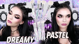 Pastel goth makeup  + Winged Eyeliner Tutorial