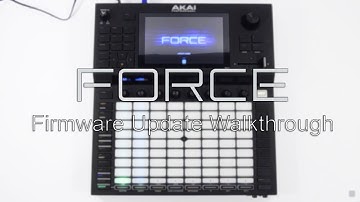 Akai Pro Force - Firmware Installation Walkthrough