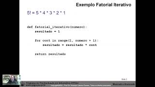 Introdução a Recursividade em Python