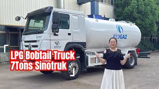 Camion GPL 7 tonnes Cameroun Sinotruk HOWO 14 000L Citerne GPL