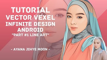 Tutorial vector vexel with infinite design (android) Part #1 Line Art