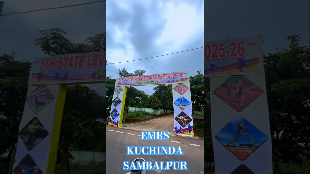 5thEMRS STATE LEVEL SPORTS MEET 2025 ATHLETIC VENUE- EMRS KUCHINDA(Ekalavya Model Residential School