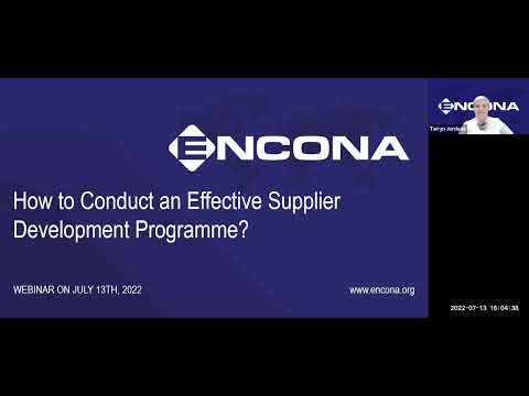 ENCONA How To Implement An Effective Supplier Development Program