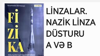 Fi̇zi̇ka Güven 2023 2 Ci̇ Hi̇sse Li̇nzalar. Nazi̇k Li̇nza Düsturu