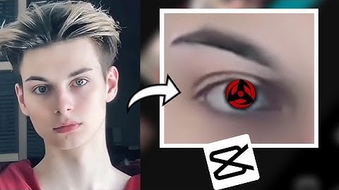 How To Create Sharingan Eyes Effect On CapCut / New Editing / On CapCut