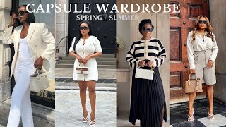 SPRING \ SUMMER CAPSULE WARDROBE  | HOW TO LOOK PUT TOGETHER EVERYDAY | Edwigealamode