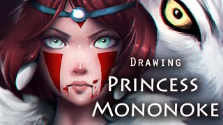 Speedpaint: Princess Mononoke