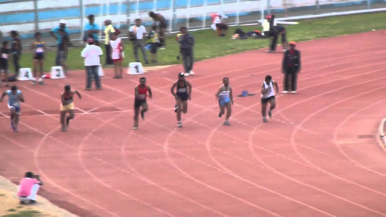 Dr. Abraham, champion for 100m in Indian National Masters