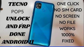 Tecno Pop 5 BD2 Frp Bypass ANDROID 11, Bypass Google Account on Tecno Pop 5, Frp Tecno BD2 Bypass