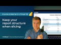 Income statement in Power BI - Keep your report structure when slicing