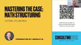 Mastering the Case: Math Structuring & Mental Math