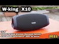 W-king X10 Outdoor Wireless Speaker 70W (Review / Indoors / Outdoors Sound &amp; Bass Test )