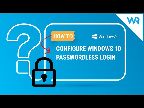 Windows 10 Passwordless Login - How to configure?