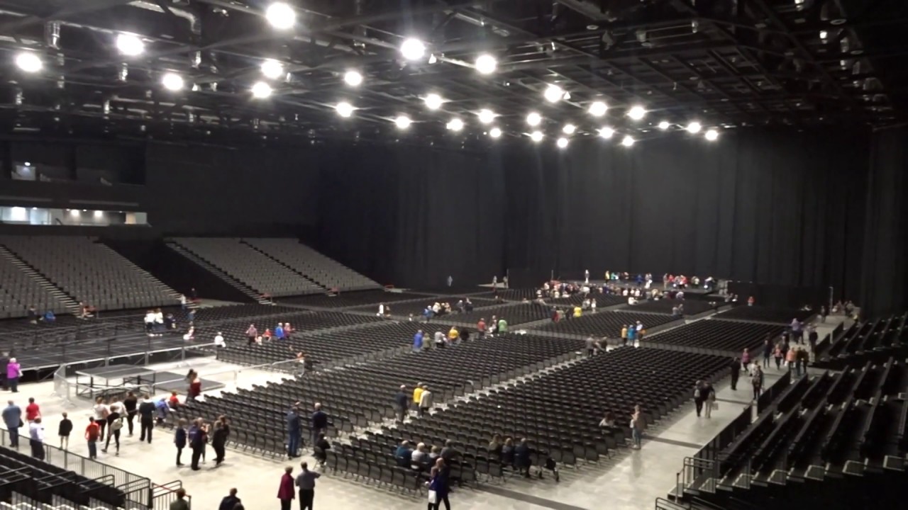 P&J Live Main Arena from VIP box level at TECA, Aberdeen YouTube