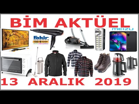 BİM 13 ARALIK 2019 AKTÜEL KATALOG / BİM AKTÜEL ÜRÜNLER / BİM'DE BU HAFTA NELER VAR👍😃