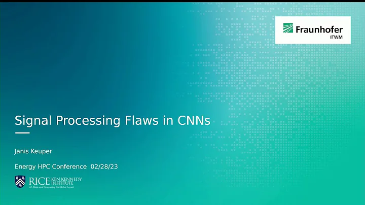 Technical Talk: On Signal Processing Flaws in Convolutional Neural Networks