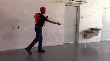 Swift Water Rescue Deploying a Throw Bag