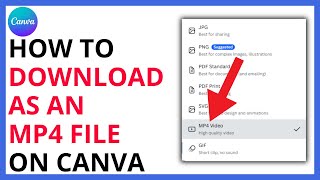 How to Download As an MP4 File on Canva [QUICK GUIDE]