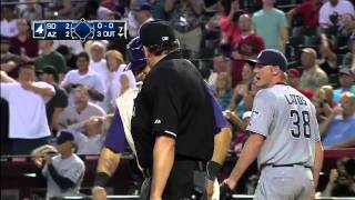 2011/09/09 Blanks throws out Parra at home