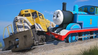 GTA 5 Train vs Thomas The Train