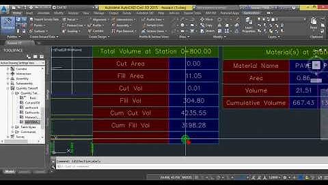 How to calculate Embankment in Section View With Quantity Table? Autocad civil 3D