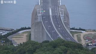 大型連休終盤　大きな渋滞見られず　明石海峡大橋