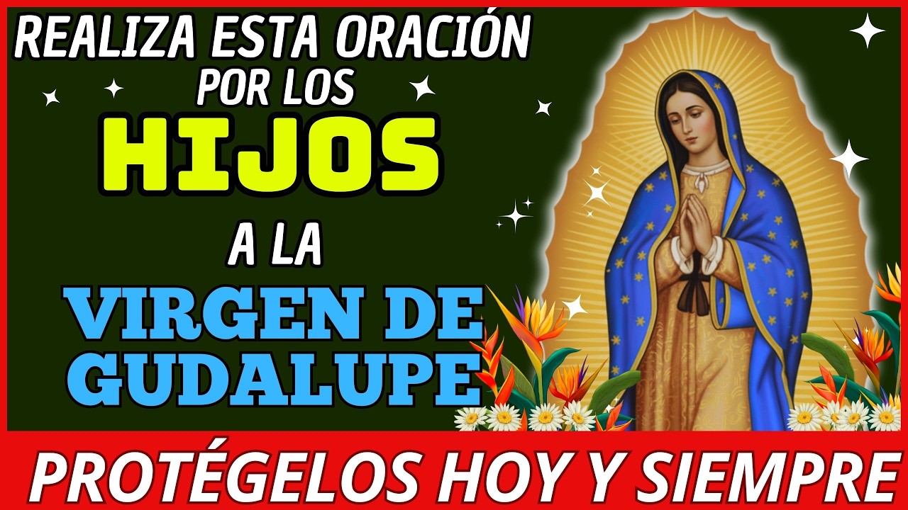 SANTO ROSARIO A LA VIRGEN DE GUADALUPE  💖 PROTEGE A TUS HIJOS HOY VIERNES 16 DE ENERO DEL 2026
