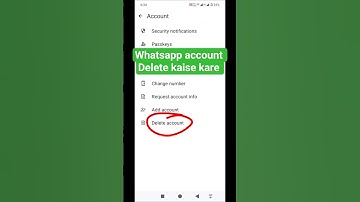 Whatsapp Account Delete kaise kare | delete whatsapp😔 how to delete whatsapp account #deletewhatsapp