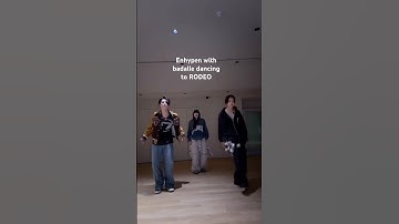 [ENHYPEN TIKTOK UPDATE] heeseung & niki with bada lee dance RODEO Choreography🔥‼️#enhypen #badalee