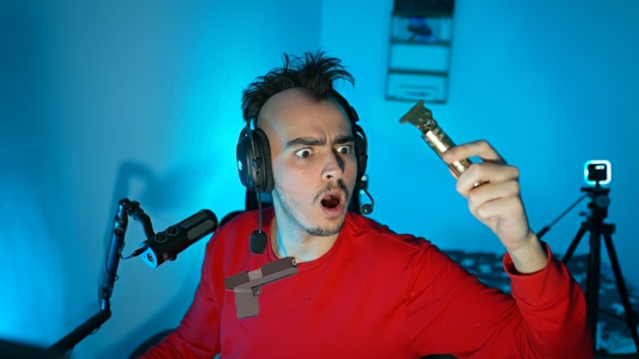 بث 24 ساعة متواصلة اذا خسرت احلق شعري !!