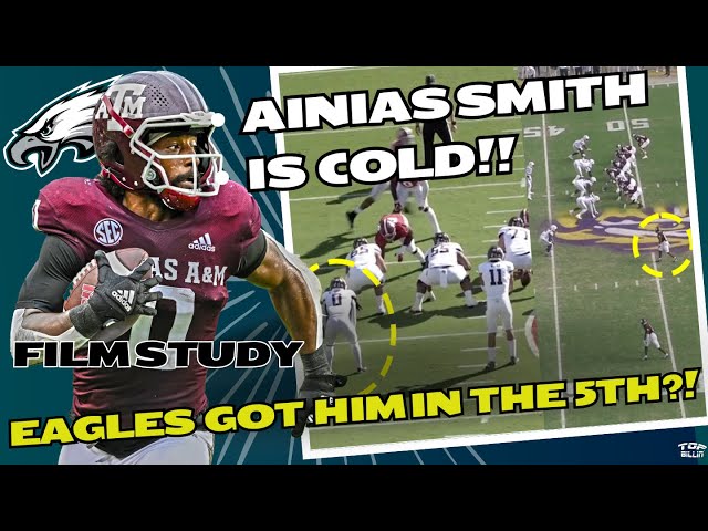Study: Philadelphia Eagles got the ULTIMATE WEAPON Ainias Smith in the 5th Rd?| How, Sway?! class=