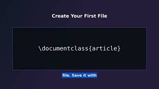 How to Create Professional Documents with LaTeX Step by Step