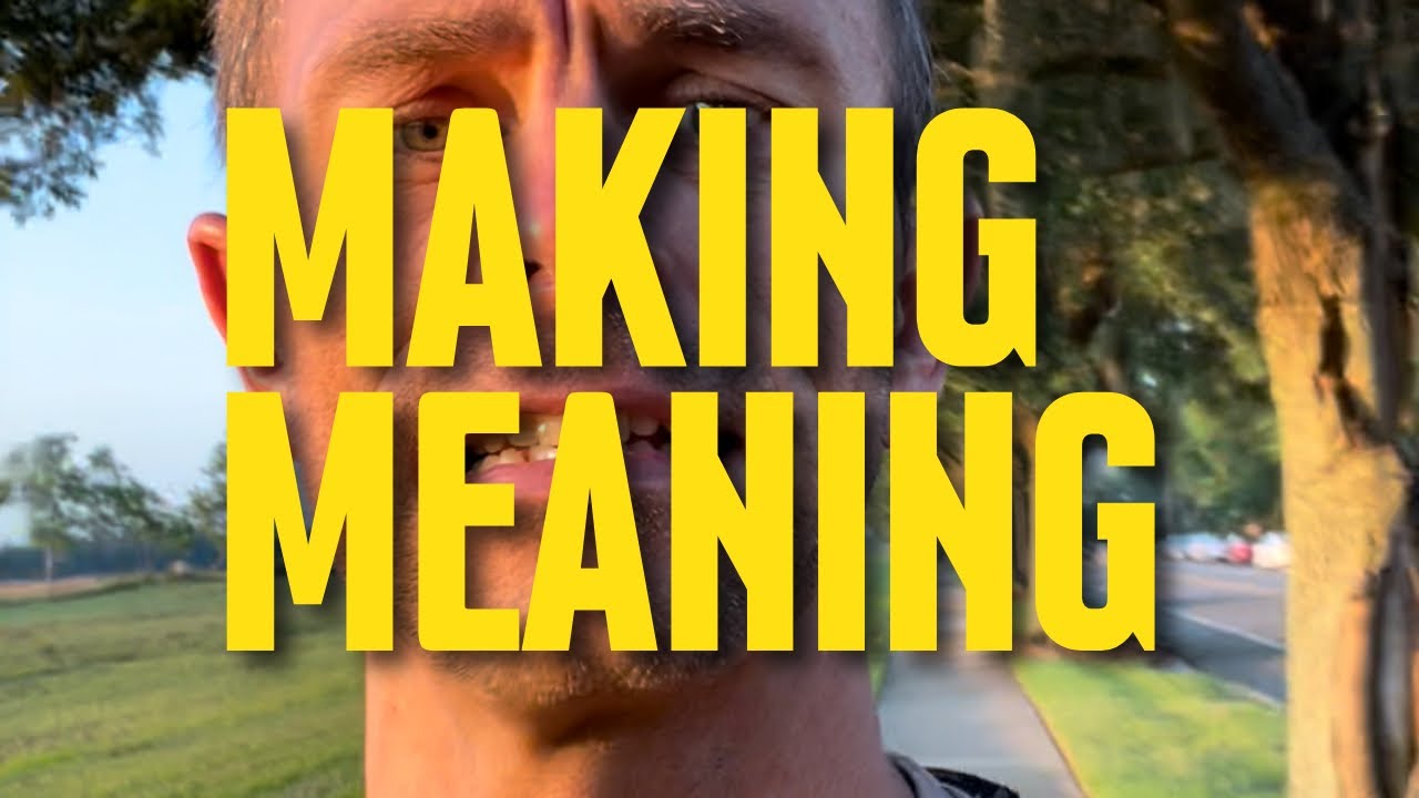 It s not about making meaning youtube
