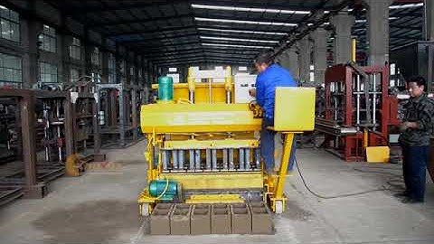 Shiyue QMY6-25 hydraulic mobile block making machine
