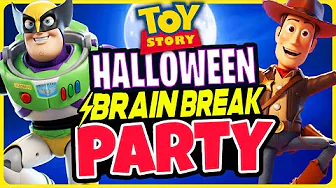 ⚡️ Halloween Brain Break Party 🎃 Toy Story Run & Freeze Dance Kids 🎃 Andy’s Coming 🎃 Just Dance