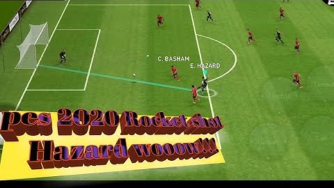 Cara menghasilkan tendangan yang keras PES 2020 rocket shot