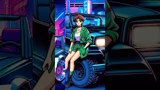 Electric Encore: “Artificial Feelings” by#trevor Something #synthwave #anime #retrowave #80s