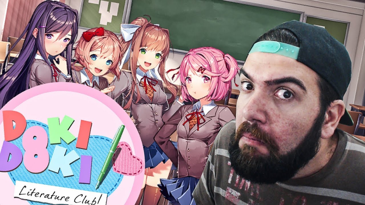 DOKI DOKI LITERATURE CLUB, CÉU DOS OTAKUS #TROLLGAMER vlogs in spanish
