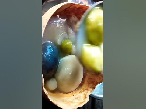 Amazing idea| Dessert from coconut | Satisfying coconut#shorts 