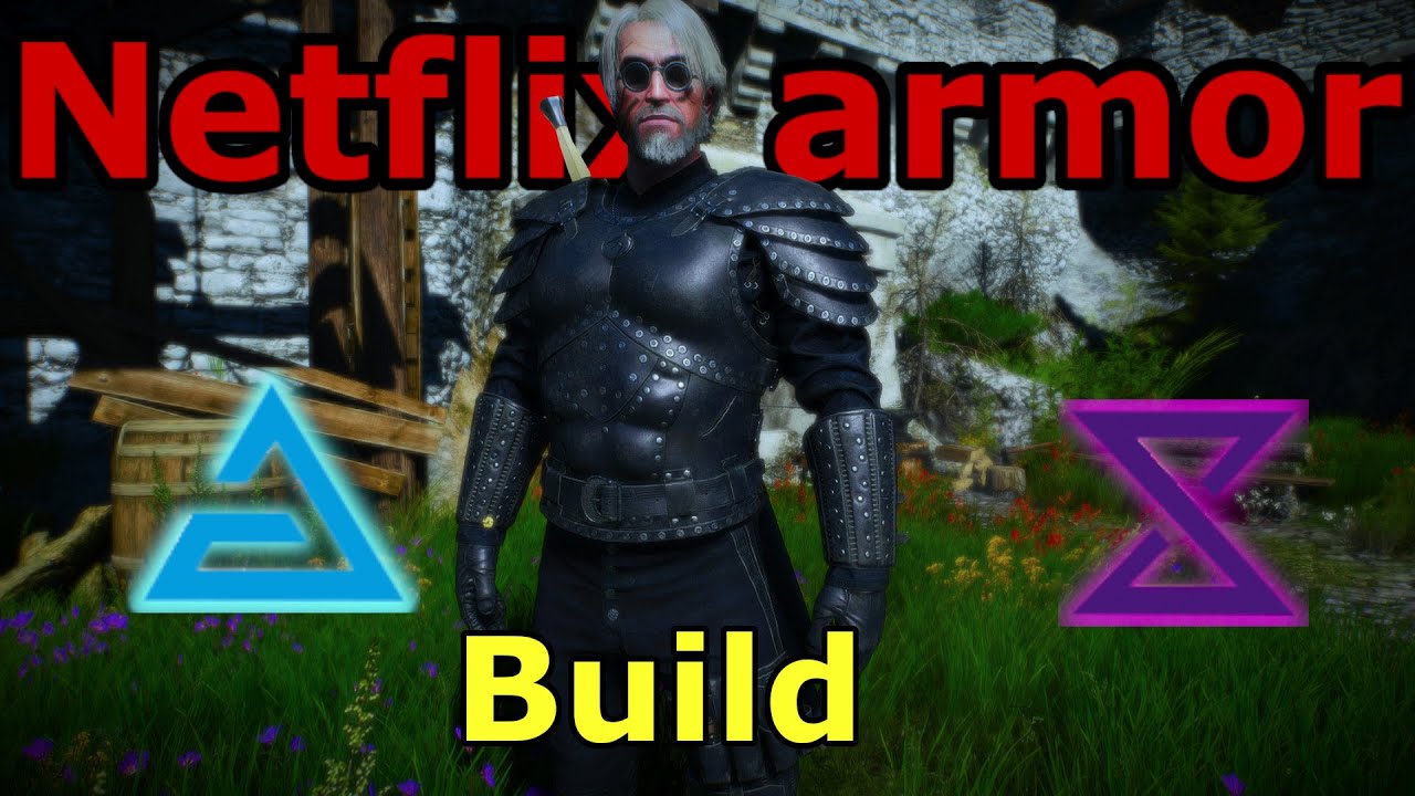 Wiedźmin 3 - Zapomniany zestaw szkoły wilka BUILD (Geralt Netflix Armor Build)