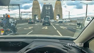 POV Driving over the Sydney Harbour Bridge | Lane Cove Tunnel, M2 | City (Ultimo) to Baukam Hills 4K