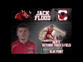 Mens outdoor track and field red letter winner  jack flood