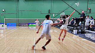 Quarter Final--Mixed U17--Katelyn Lai+Nathan Zhou Vs Isaac Shin+Ronice Chan--Junior Elite Badminton. screenshot 5