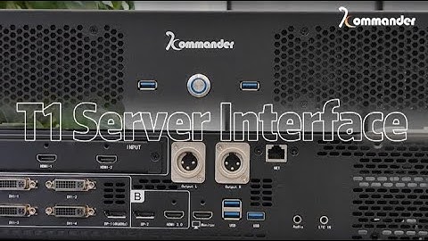 T1 Server Interface Introduction