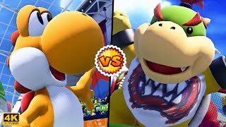 Yoshi Daisy Vs. Pauline Bowser Jr. - Mario Tennis Aces ⁴ᴷ Switch [ As Requested ]