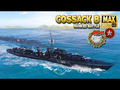 Destroyer &quot;Cossack B&quot;: Mega thriller in Ranked battle - World of Warships