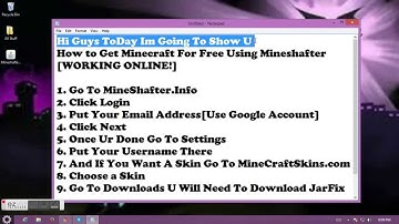 How To Get Minecraft For Free Using MineShafter